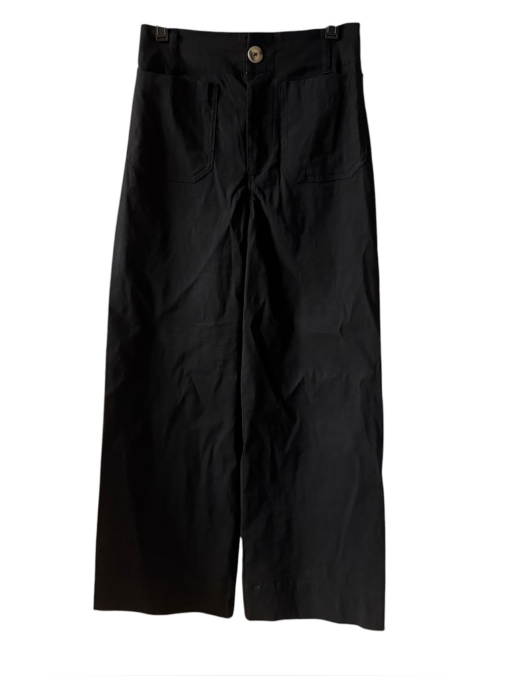 Anthropologie Maeve the Colette Linen Blend Wide Leg Pants women’s sz 25 Black